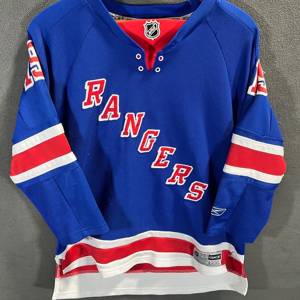 Reebok NHL New York Rangers Scott Gomez 19 Youth Jersey Blue L/XL